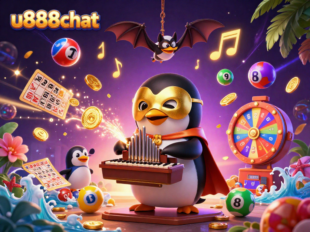 Experience the excitement of gaming with u888chat's lively lottery and casino elements.