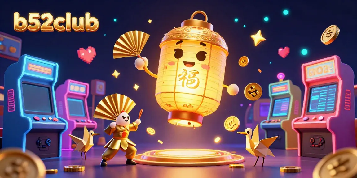 Experience thrilling gameplay at b52club with vibrant characters and arcade elements energizing the casino atmosphere.