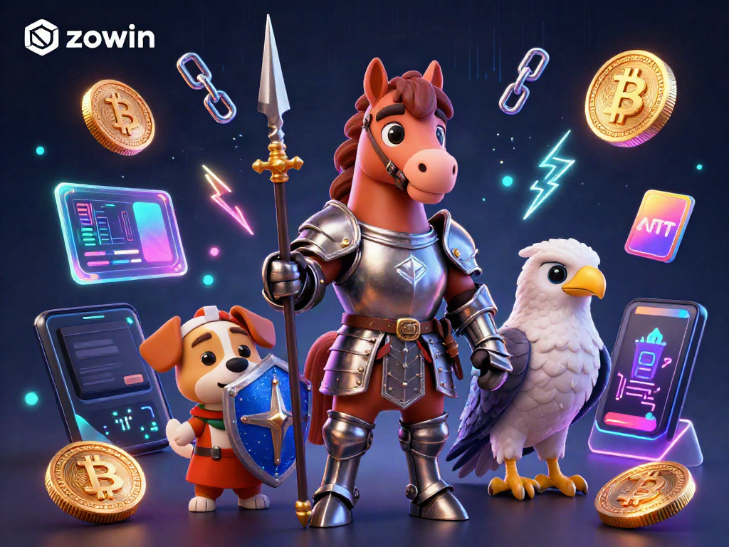 Experience dynamic gaming thrills with ZOWIN as medieval knight and squire face epic challenges.
