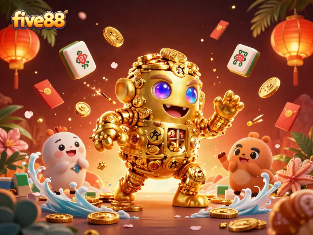 Experience vibrant gameplay at five88 with dynamic scenes filled with animated casino elements.