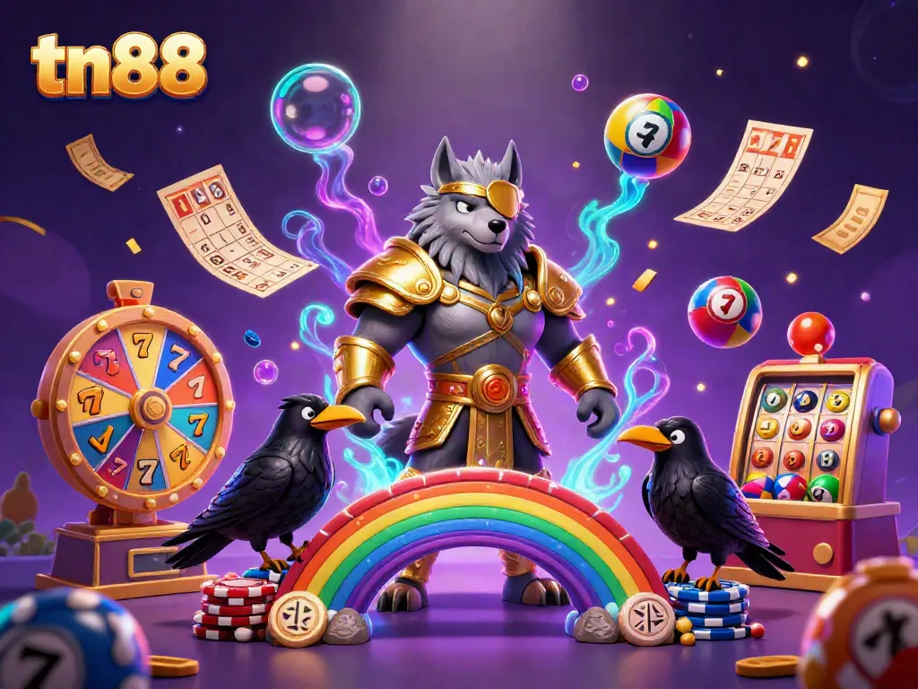 Win big with tn88 as a Norse-inspired wolf gathers treasures from the casino world.