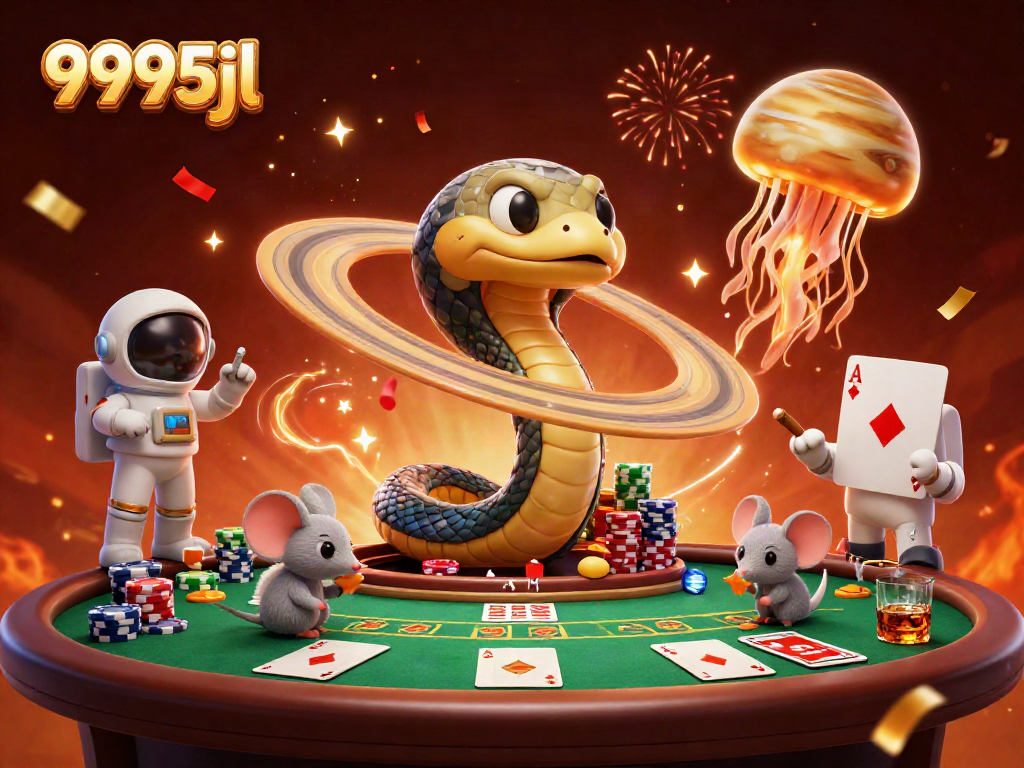 Experience thrilling bets and cosmic gaming with 9995jl's rich casino atmosphere.