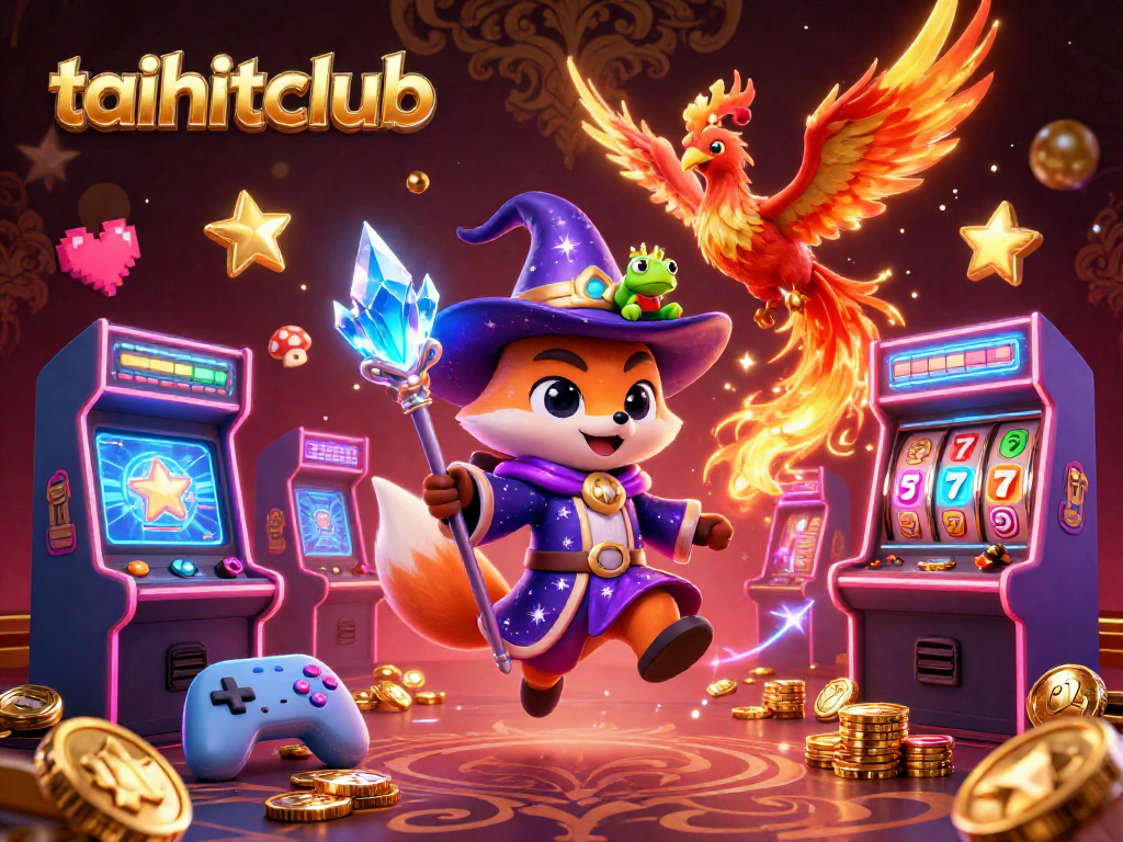 Experience the magical world of taihitclub with vibrant slots and enchanted characters in this dynamic 3D scene.